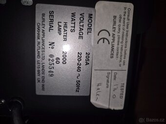 Prodám DESIGNOVÉ elektrické topidlo - topení - přímotop - 4