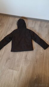 146/152 Černá dívčí podzimní bundička - 4