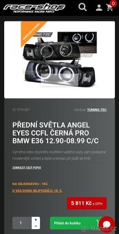 BMW E36 přední světla - 4