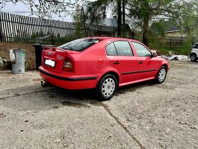 Škoda Octavia 1.9 TDi 66kw červená, nová STK, tažné, klima - 4