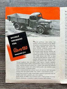 Prospekt Rychlý dopravní vůz - Aero 150 ( 1946 ) - 4