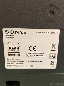 SLEVALED TV SONY Bravia 80 cm - 4