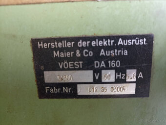 Středový soustruh VÖEST-ALPINE DA 160 - 4