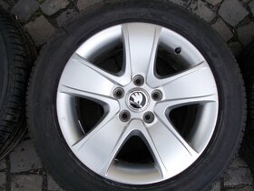 alu kola skoda octavia 2,205/55/16,nove pneu - 4