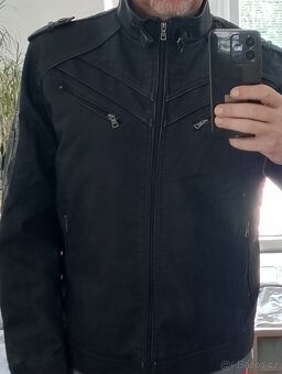 Pánská bunda z umělé kůže XXL - 4