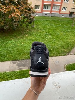 Jordan 4 Black Canvas velikost 44🥷 - 4