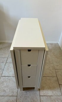IKEA Stůl se sklopnými deskami, bílá - 4