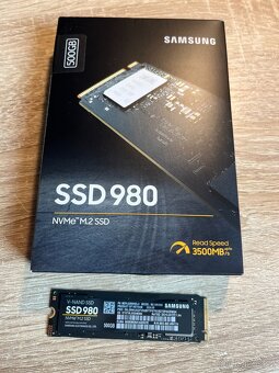 Nevyužívaný a rychlý disk Samsung 980 500GB M.2 (PCIe 3.0 4x - 4
