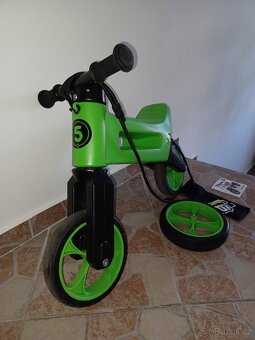 Odrážedlo Funny Wheels Rider Super Sport 2v1, zelené - 4