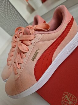Oranžové kožené tenisky PUMA vel. 39 - 4