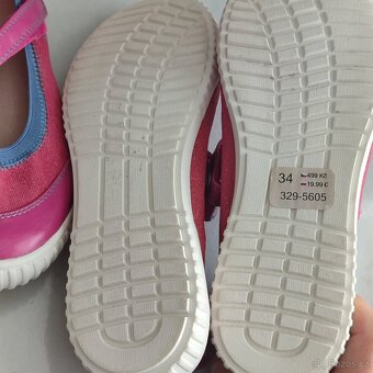 Dětské přezůvky balerínky vel.34 pro dvojčata - 4