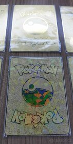 Zlaté kovové karty pokemon, gold metal Charizard rainbow - 4