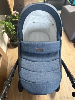 Kočárek Noordi Fjordi II 2v1 Jeans Blue - 4