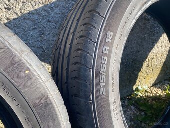 Prodam 4ks letních pneumatik 215/55 R18 - 4