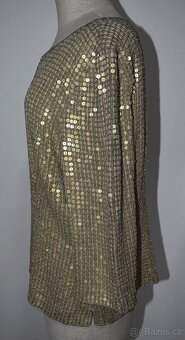 Dámská luxusní halenka / top, vel. M / L - 4