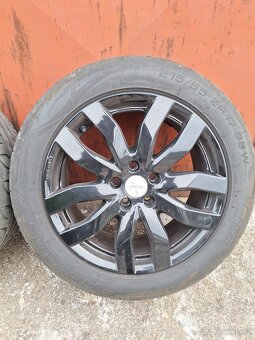 ALU disky R17 5x108 7,5J17H2 (ET44) + pneu 215/55 ZR17 98W - 4