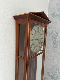 Nástěnné hodiny biedermeier, empír - dachle. - 4