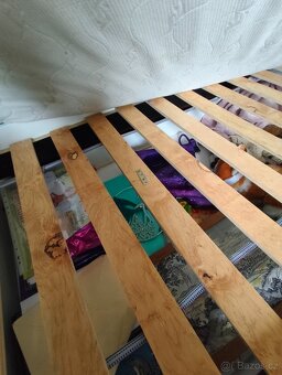 Dětská holčičí postýlka 146x76cm s matrací a prostěradly - 4