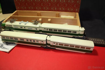 Märklin ST 800 Slonovinová zelená, 4dílná, restaurovaná tová - 4