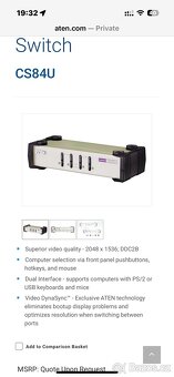 4-port KVM switch ATEN - 4