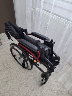 Ultralehký hliníkový skládací invalidní vozík - 4