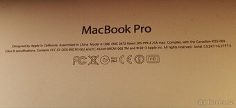 MacBook Pro 15 Rok 2013 - 4