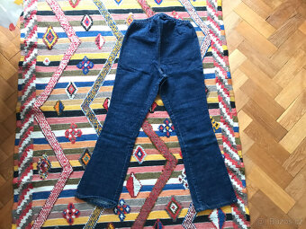 Nové těhotenské džíny, vel. S, Two, značka Liz Lange - 4