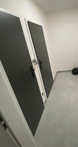 Dveře interiérové Sapeli - 80L - 210 cm šedé - antracit - 4