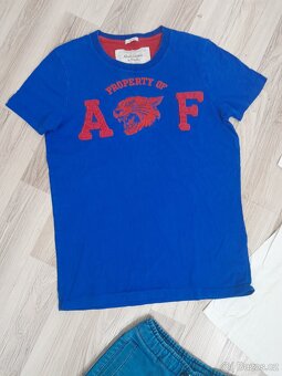 Nike, Abercrombie Fitch, trika, dínové šortky vel. 12 let - 4