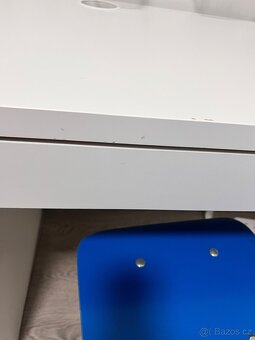 Psací stůl židle růžova a modra a ikea - 4
