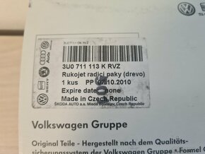 NOVÁ Řadící páka Superb 1, Tmavě hnědá 5q ORIGINÁL - 4