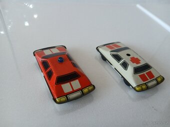 Retro CCCP kovová hračka ford mustang + jiné - 4