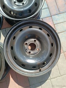 RENAULT -DACIA -MAZDA -6JX15 ET43-4X100X60,OCELOVÉ DISKY - 4