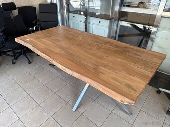 Masivní jídelní stůl 100x200 cm NOVÝ 2. jakost - 4