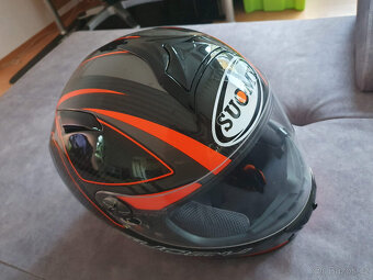 Přilba / Helma Suomy SR-Sport Carbon Matt Red vel. L - 4