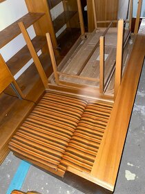 Nová retro sada (křesla, gauč, židle, včetně stolků) - 4