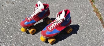 Dvouřadé kolečkové celokožené brusle LICO - 4