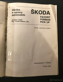 škoda favorit forman knihy příručky návody - 4
