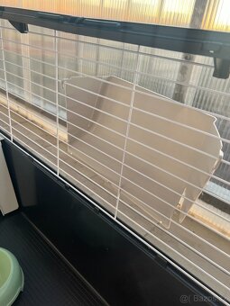 Klec pro hlodavce 120 černá téměř nová+ doplňky - 4