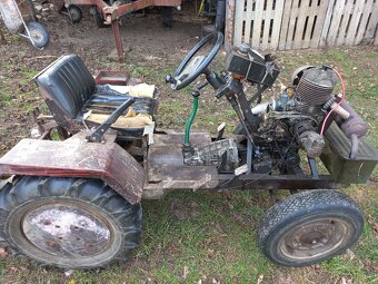 Prodám frézu domácí výroby - motor Jawa 250 Perák - 4