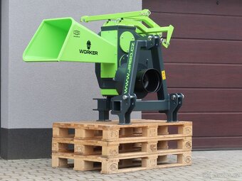 Štěpkovač špalíkovač za traktor do120mm BIG BAG - 4