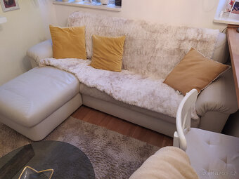 Kožená sedačka (pravá kůže) - 4