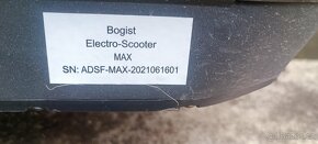 Elektrická koloběžka Bogist max - 4