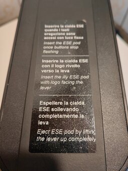 Kávovar ELITE E.S.E., černá, na papírové Pody E.S.E. - 4