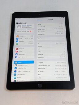 iPad 5 gen. (2017) 128gb, WIFI+LTE. Baterie 90%. Záruka 6 m. - 4
