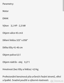 Motorová pila Oleomac 947 - 4