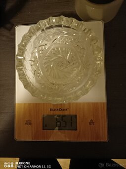 Staré broušené skleněné popelníky - 4