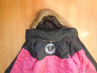 dámská Decathlon šedočerná bunda šustka zima sport. 50/XXL - 4