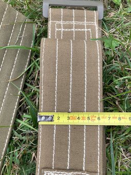 vojenský poutací nosný pás pevný prošívaný délka 350cm - 4