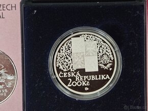 Stříbrná mince 200 Kč 2002 - Mikoláš Aleš, PROOF - 4
